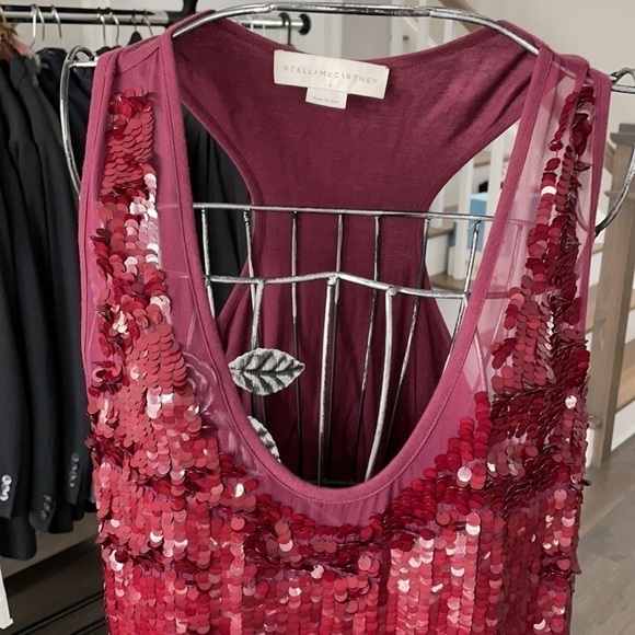 Taylor swift concert perfect STELLA McCartney sequenced tank top ITALY 44 - Picture 2 of 11
